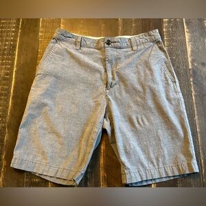 Dockers Men's Flat Front Chambray Shorts - Light Gray